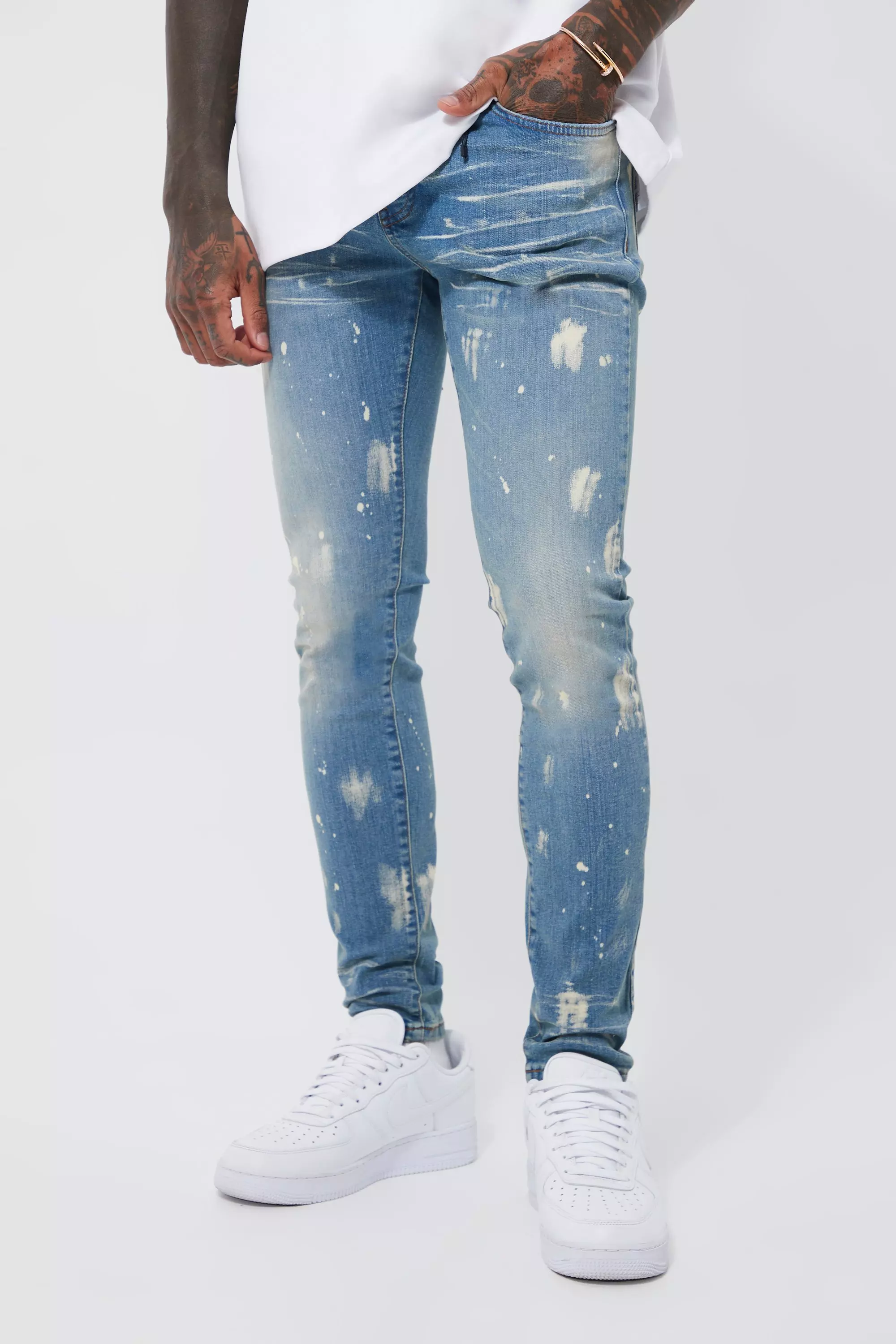 Painted jeans hot sale for men